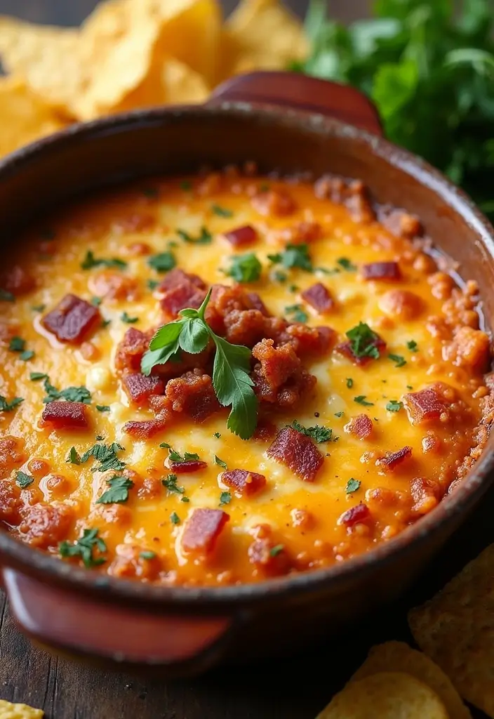 25 Baked Cream Cheese Dip Recipes You’ll Want to Try - 16. Cheese and Bacon Dip