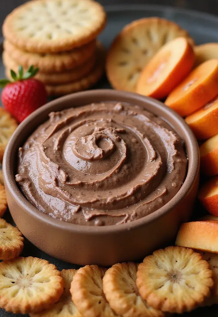 25 Baked Cream Cheese Dip Recipes You’ll Want to Try - 24. Nutella Cream Cheese Dip