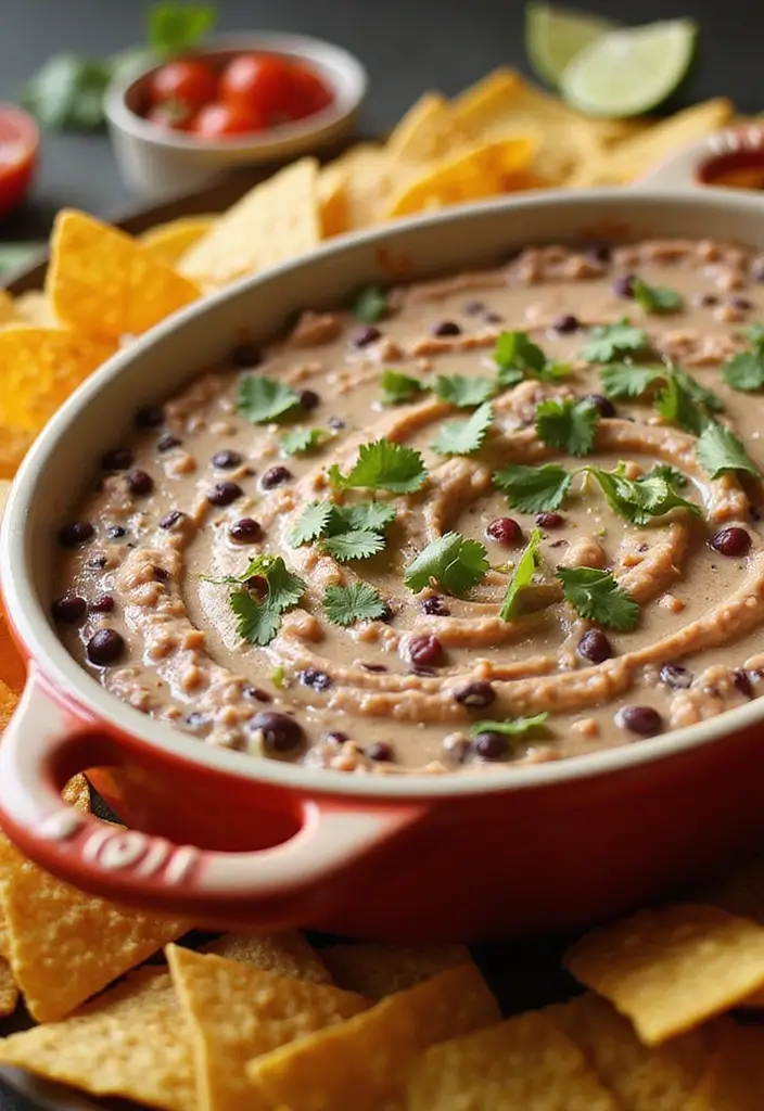 25 Baked Cream Cheese Dip Recipes You’ll Want to Try - 25. Spicy Black Bean Cream Cheese Dip