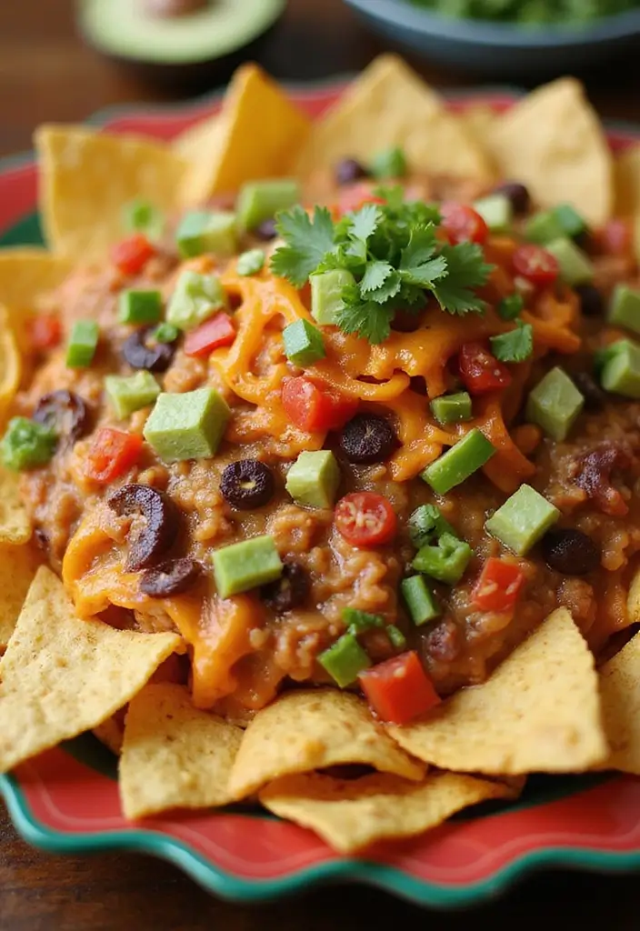 25 Baked Cream Cheese Dip Recipes You’ll Want to Try - 4. Loaded Nacho Dip