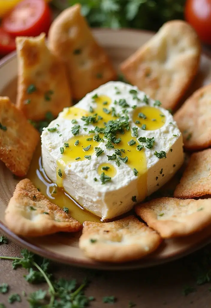 25 Baked Cream Cheese Dip Recipes You’ll Want to Try - 5. Mediterranean Baked Feta Dip