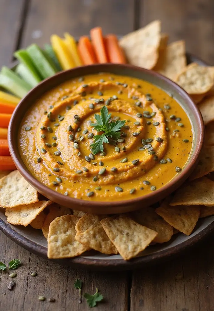 25 Chips and Dip Recipes That Never Fail at Gatherings 23. Savory Pumpkin Seed Dip