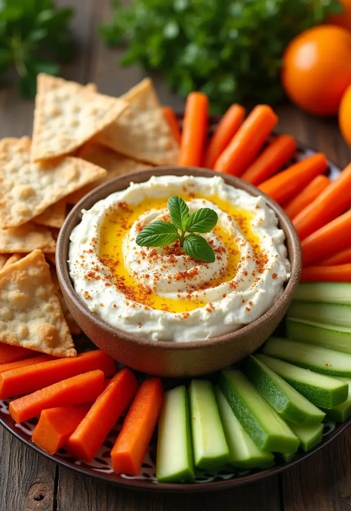 25 Chips and Dip Recipes That Never Fail at Gatherings 8. Zesty Greek Dip