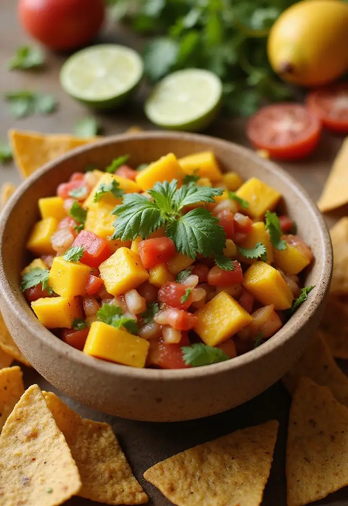 25 Cinco de Mayo Dip Recipes for Festive Parties - 13. Mango Salsa