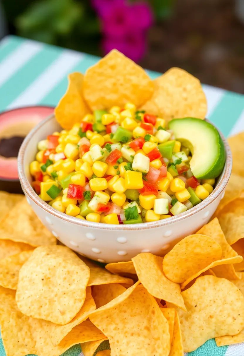 25 Cold Summer Dip Recipes for Parties and BBQs - 13. Zesty Corn and Avocado Salsa