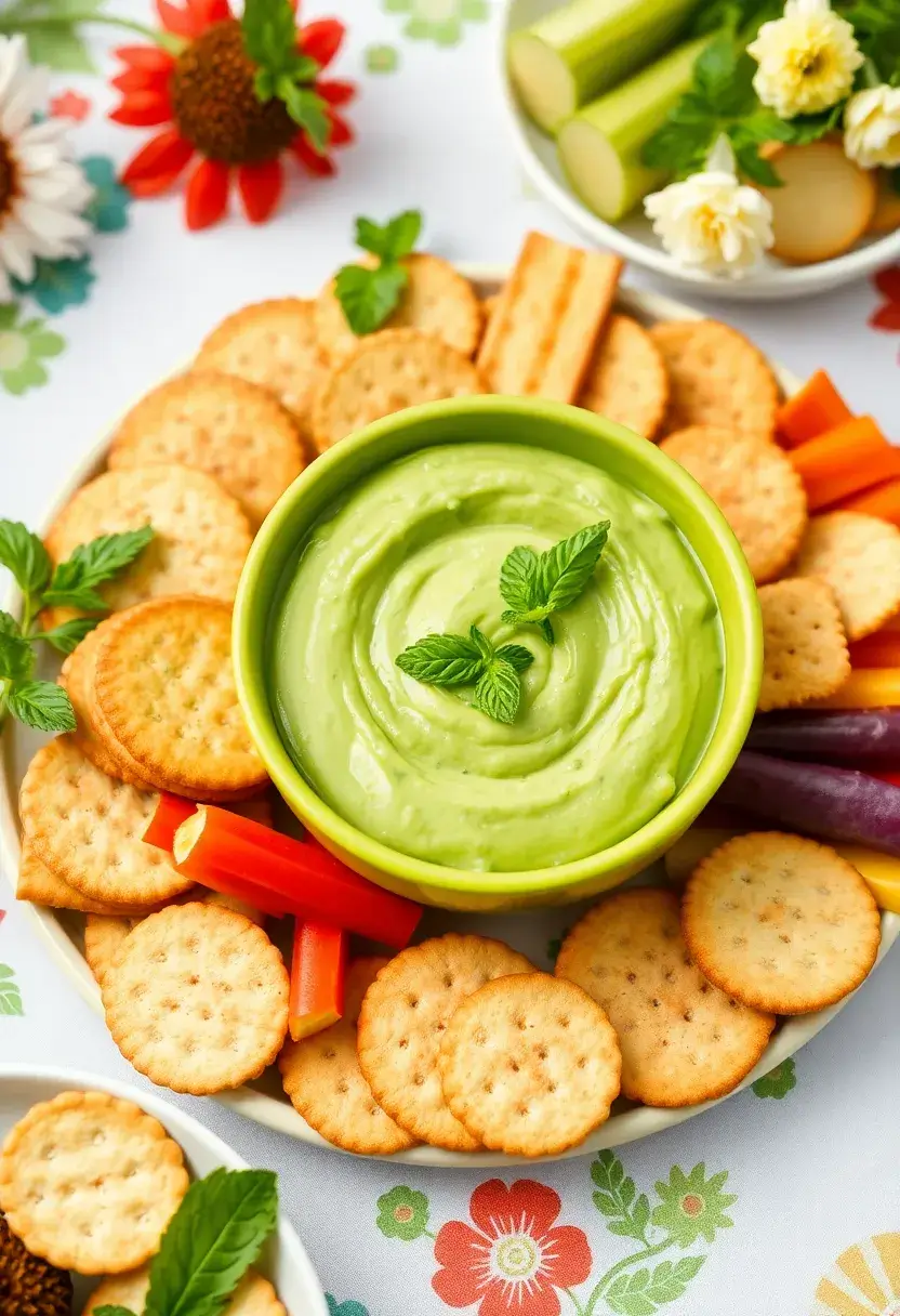 25 Cold Summer Dip Recipes for Parties and BBQs - 17. Creamy Pea and Mint Dip