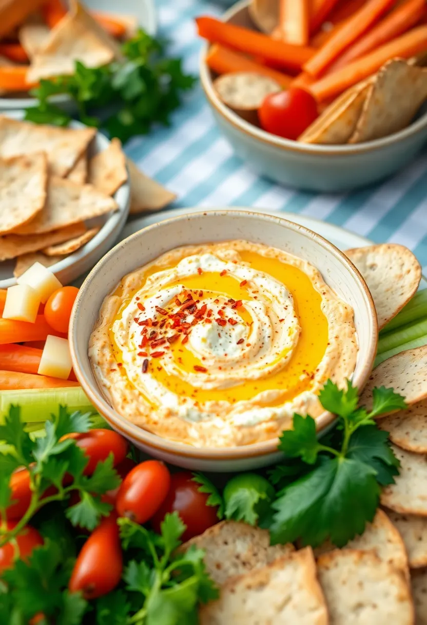 25 Cold Summer Dip Recipes for Parties and BBQs - 18. Spicy Feta Dip