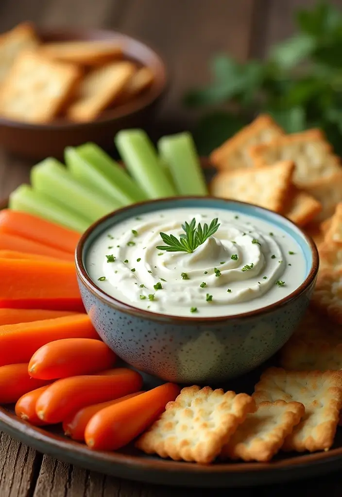 25 Cream Cheese Dip Recipes That Are Quick and Easy - 1. Classic Cream Cheese Ranch Dip