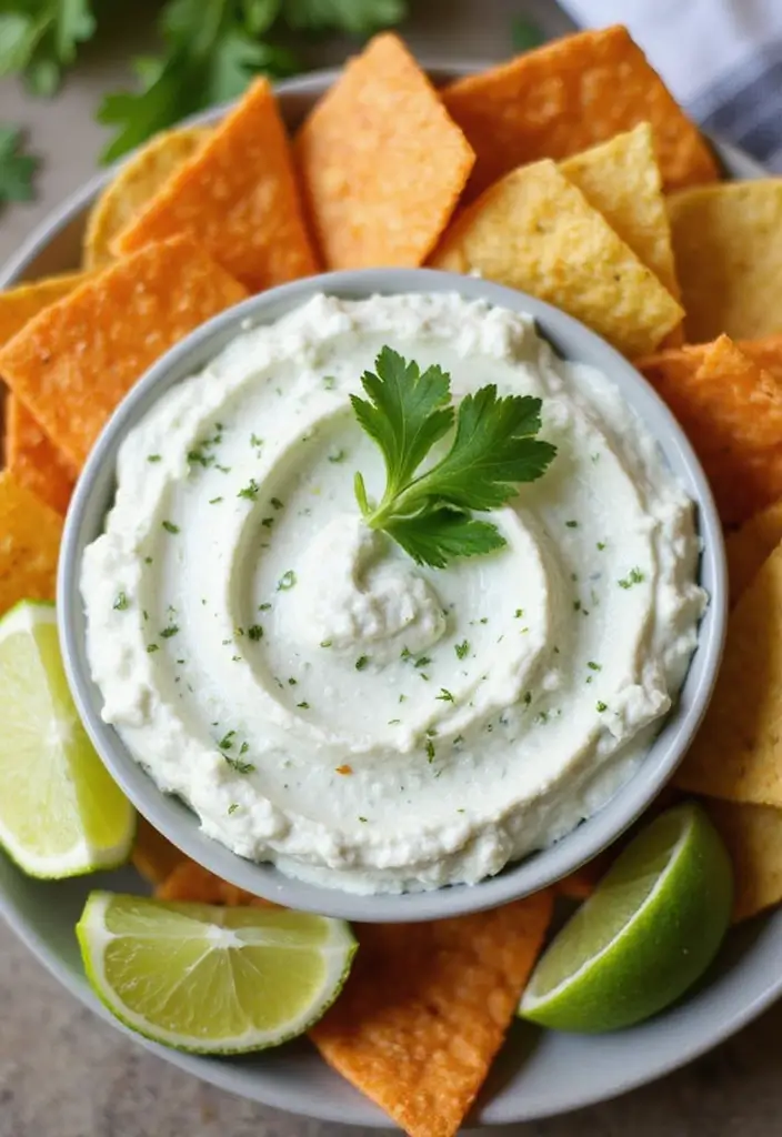 25 Cream Cheese Dip Recipes That Are Quick and Easy - 13. Cilantro Lime Cream Cheese Dip