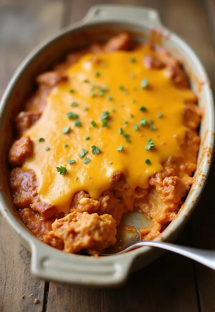 25 Creative Recipes with Buffalo Chicken Dip You Must Try - 15. Buffalo Chicken Dip Casserole