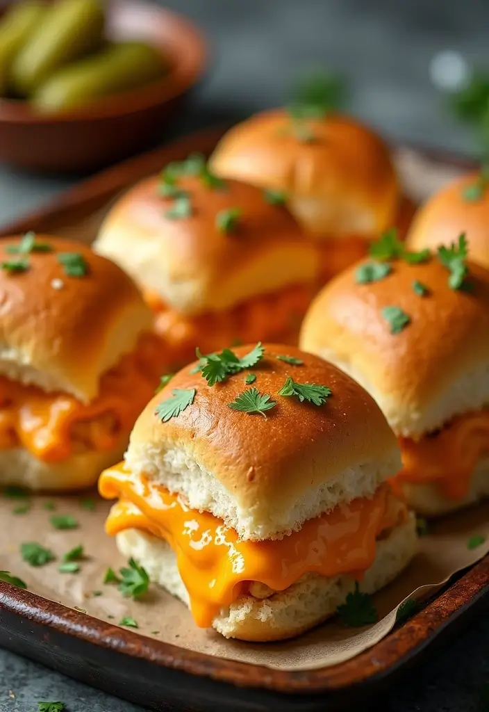 25 Creative Recipes with Buffalo Chicken Dip You Must Try - 3. Buffalo Chicken Dip Sliders
