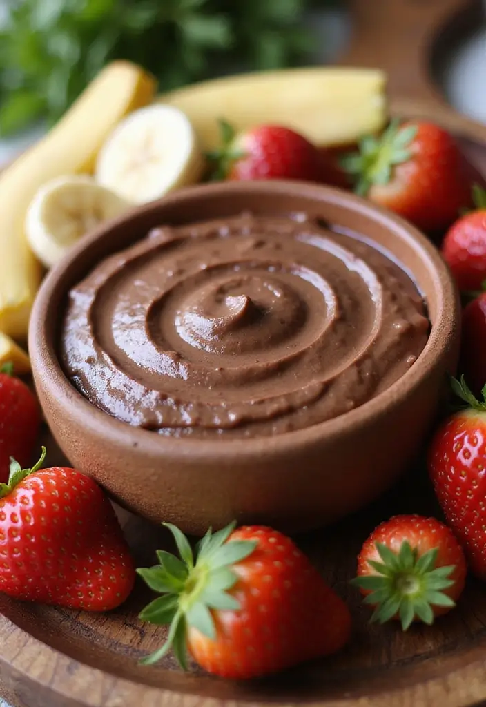 25 Dairy Free Dessert Dip Recipes That Are Delicious - 1. Creamy Chocolate Avocado Dip