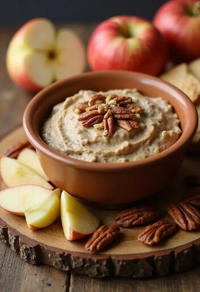 25 Dairy Free Dessert Dip Recipes That Are Delicious - 12. Maple Pecan Dip
