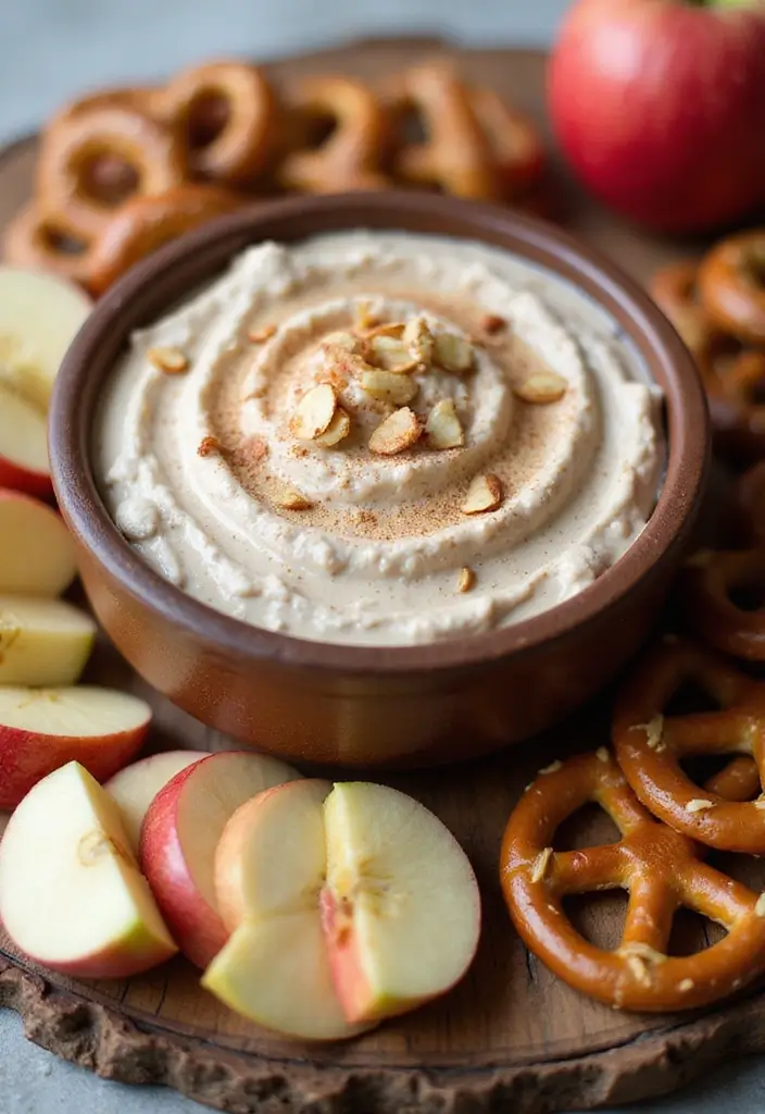 25 Dairy Free Dessert Dip Recipes That Are Delicious - 16. Maple Cinnamon Almond Dip