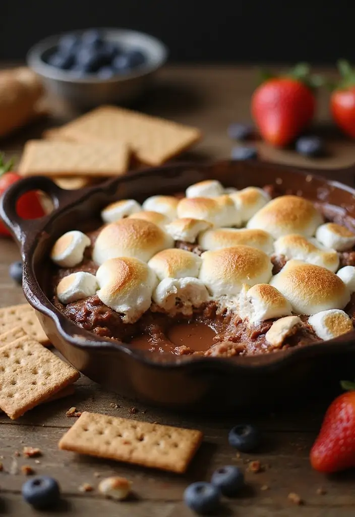 25 Dairy Free Dessert Dip Recipes That Are Delicious - 24. S'mores Dip
