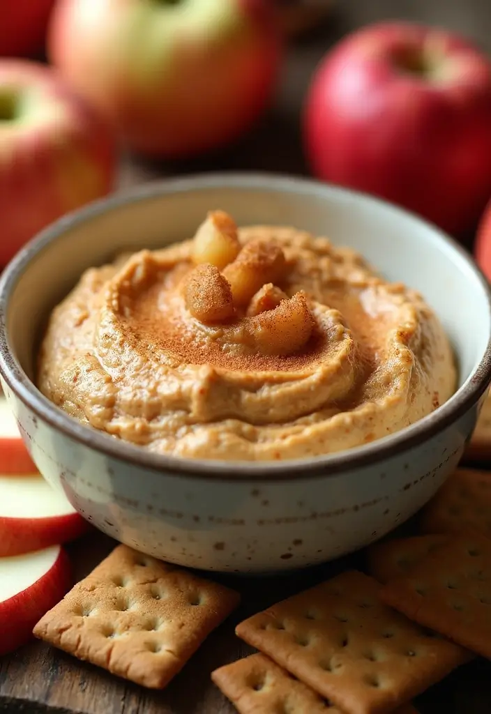 25 Dairy Free Dessert Dip Recipes That Are Delicious - 5. Cinnamon Sugar Chickpea Dip
