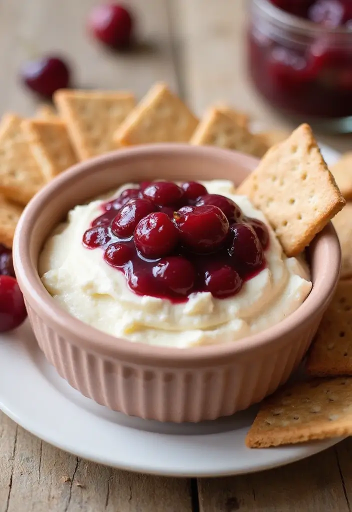 25 Easy 3 Ingredient Dessert Dip Recipes to Try Tonight - 14. Cherry Cheesecake Dip
