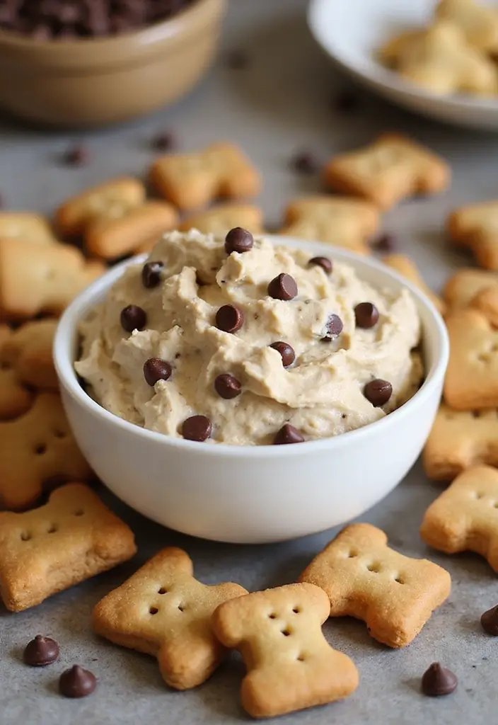 25 Easy 3 Ingredient Dessert Dip Recipes to Try Tonight - 4. Chocolate Chip Cookie Dough Dip