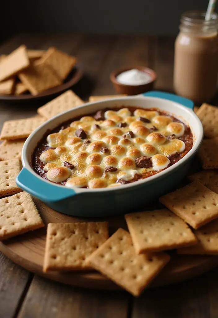 25 Easy 3 Ingredient Dessert Dip Recipes to Try Tonight - 6. S'mores Dip