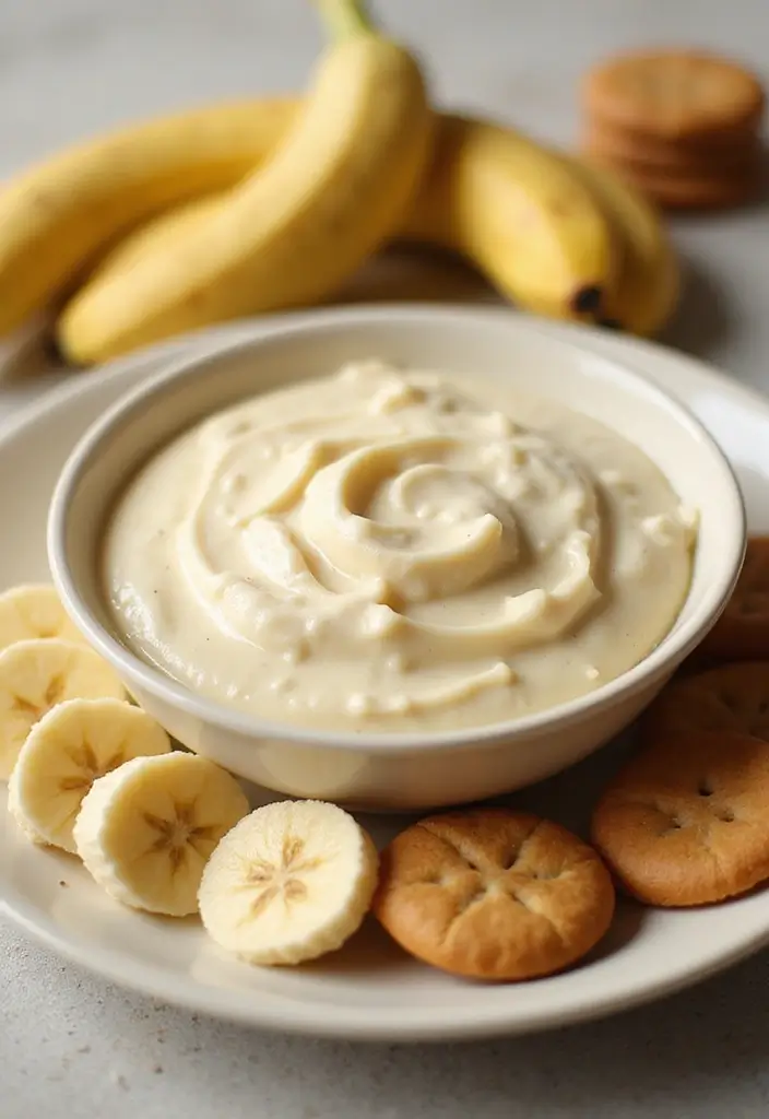 25 Easy 3 Ingredient Dessert Dip Recipes to Try Tonight - 9. Banana Pudding Dip