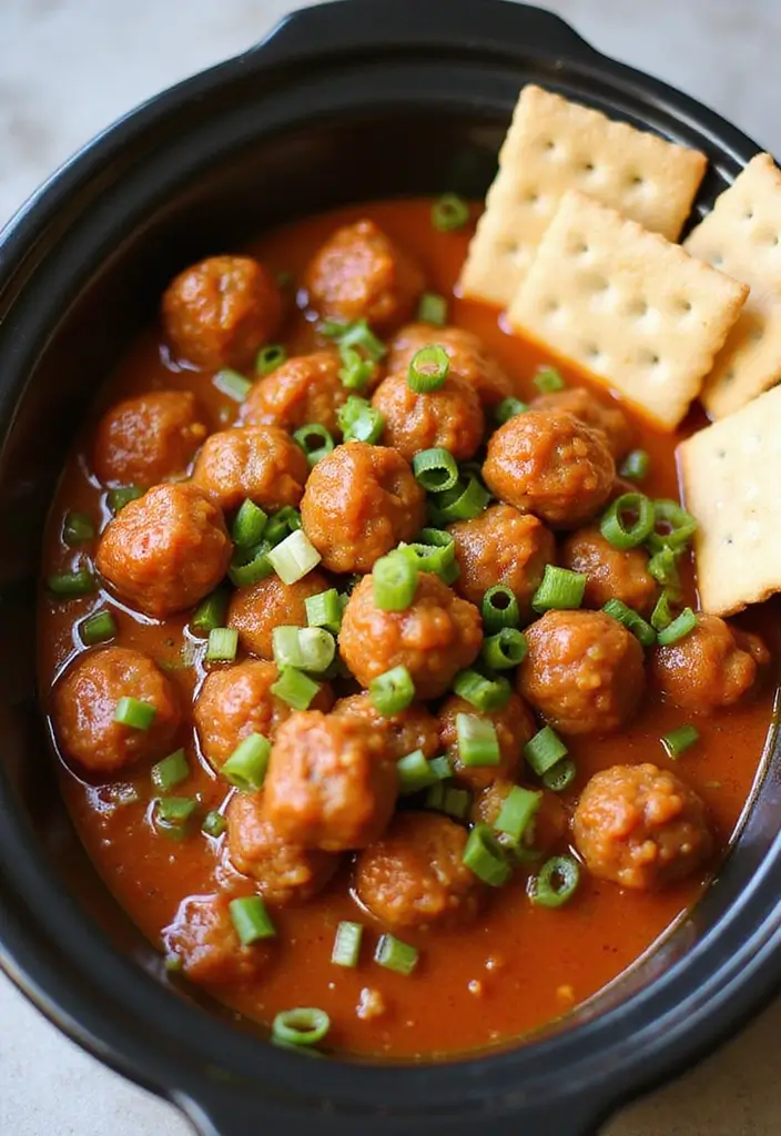 25 Easy Crock Pot Dip Recipes for Any Occasion 11 25 Easy Crock Pot Dip Recipes for Any Occasion - 11. Sweet and Sour Meatball Dip