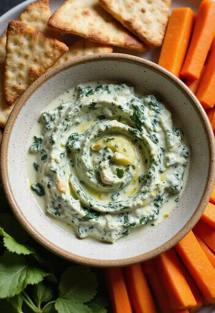 25 Easy Crock Pot Dip Recipes for Any Occasion 15 25 Easy Crock Pot Dip Recipes for Any Occasion - 15. Spinach and Artichoke Dip with Greek Yogurt