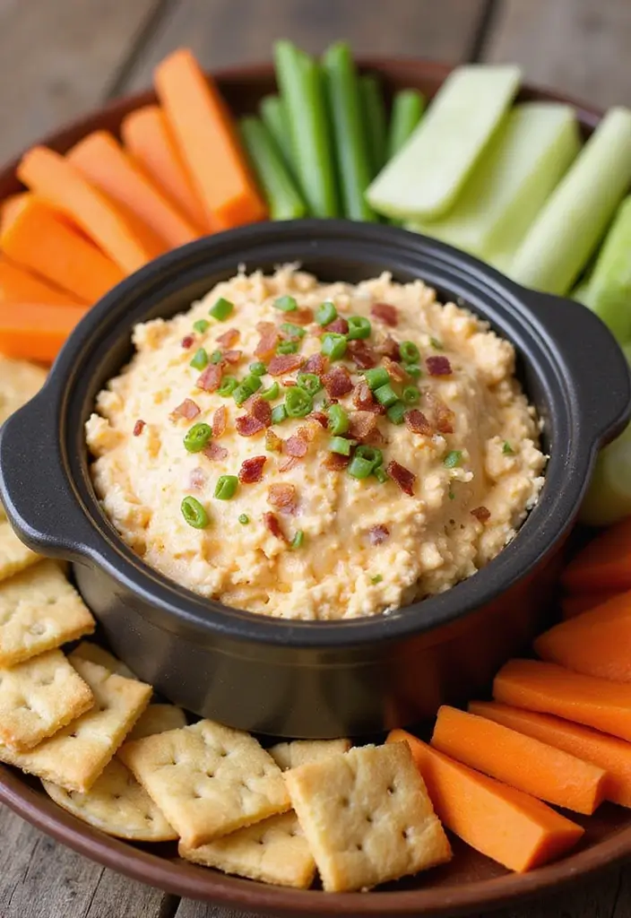 25 Easy Crock Pot Dip Recipes for Any Occasion 19 25 Easy Crock Pot Dip Recipes for Any Occasion - 19. Bacon Ranch Cheese Ball Dip