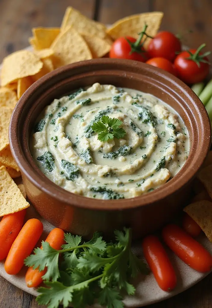 25 Easy Crockpot Dip Recipes That Save You Time - 1. Creamy Spinach Artichoke Dip