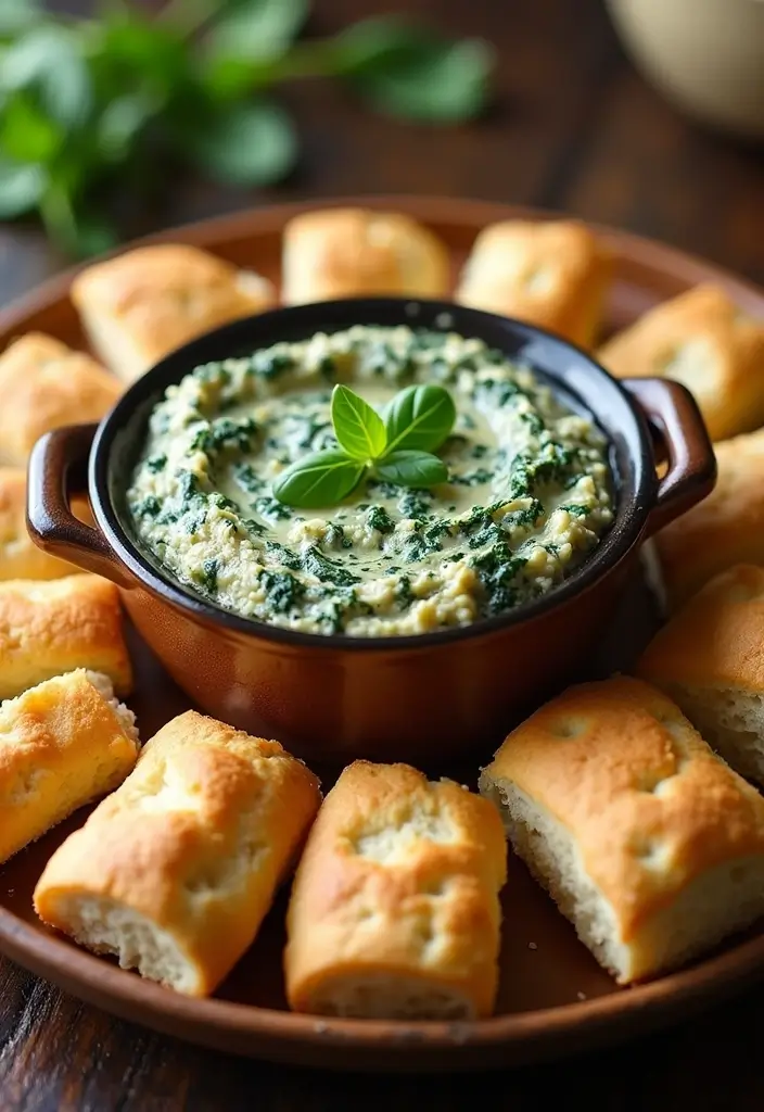 25 Easy Crockpot Dip Recipes That Save You Time - 17. Spinach Feta Dip