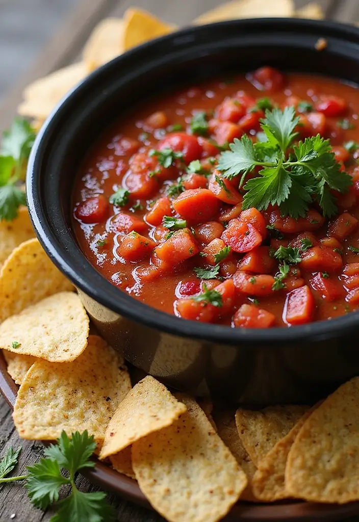 25 Easy Crockpot Dip Recipes That Save You Time - 23. Cherry Salsa Dip