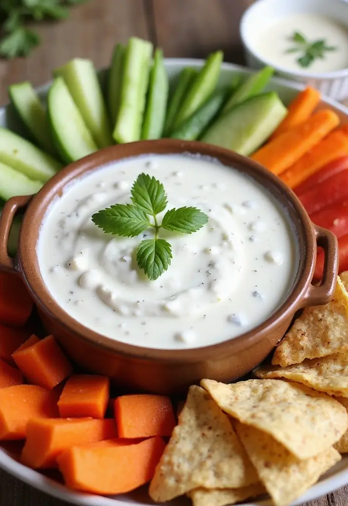25 Easy Crockpot Dip Recipes That Save You Time - 4. Creamy Ranch Dip