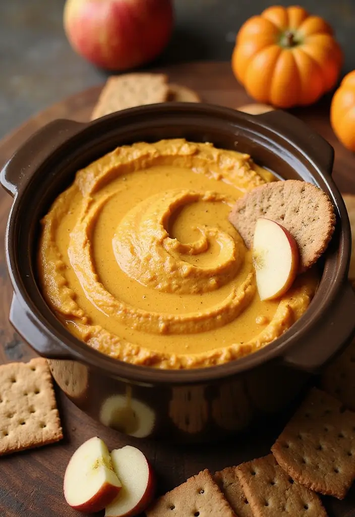 25 Easy Crockpot Dip Recipes That Save You Time - 7. Pumpkin Cream Cheese Dip