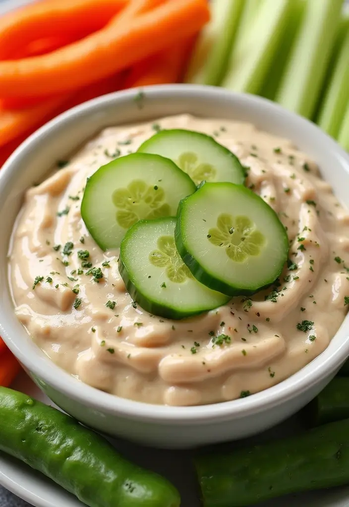 25 Easy Mexican Bean Dip Recipes That Everyone Loves - 14. Refreshing Cucumber Bean Dip