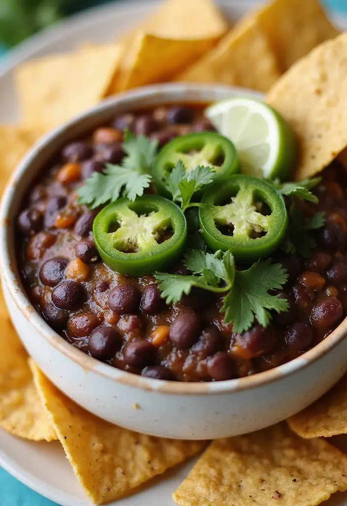 25 Easy Mexican Bean Dip Recipes That Everyone Loves - 2. Spicy Black Bean Dip