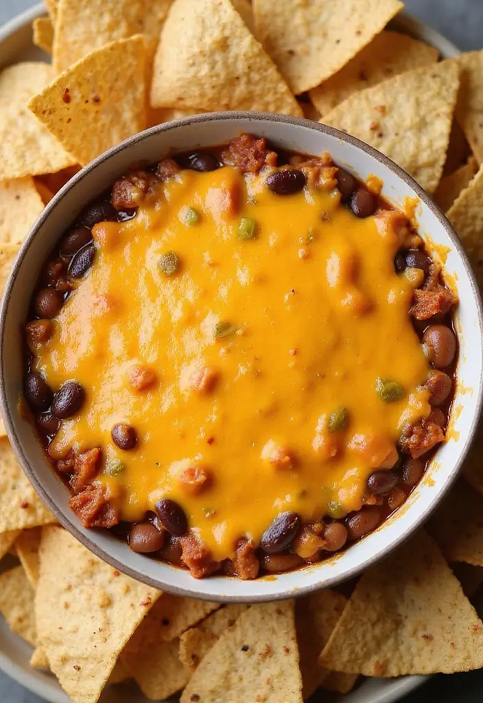 25 Easy Mexican Bean Dip Recipes That Everyone Loves - 4. Hot Cheesy Bean Dip