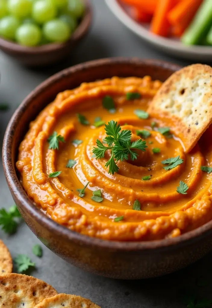25 Easy Mexican Bean Dip Recipes That Everyone Loves - 8. Sweet Potato Bean Dip