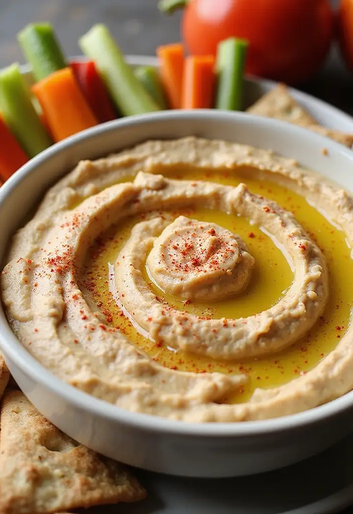 25 Easy Mexican Bean Dip Recipes That Everyone Loves - 9. Creamy Hummus-Style Bean Dip