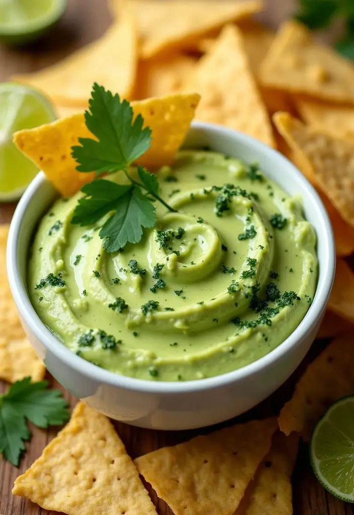 25 Gluten Free Dairy Free Dip Recipes Everyone Will Love - 12. Cilantro Lime Avocado Dip