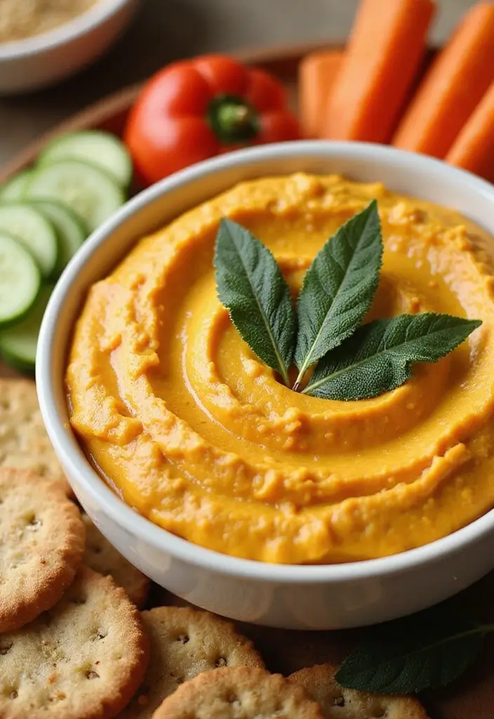 25 Gluten Free Dairy Free Dip Recipes Everyone Will Love - 25. Pumpkin and Sage Dip
