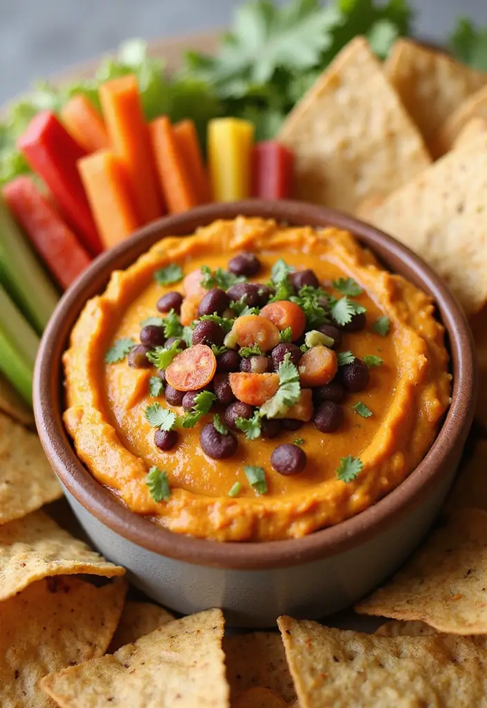 25 Gluten Free Dairy Free Dip Recipes Everyone Will Love - 3. Sweet Potato and Black Bean Dip