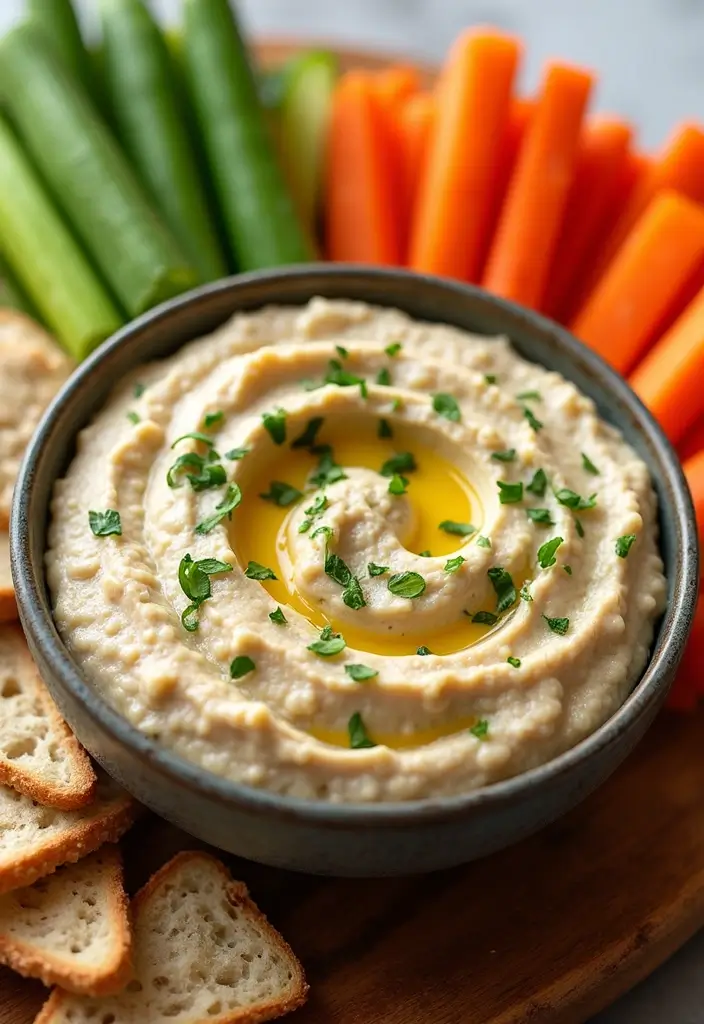 25 Gluten Free Dairy Free Dip Recipes Everyone Will Love - 8. Roasted Garlic and White Bean Dip