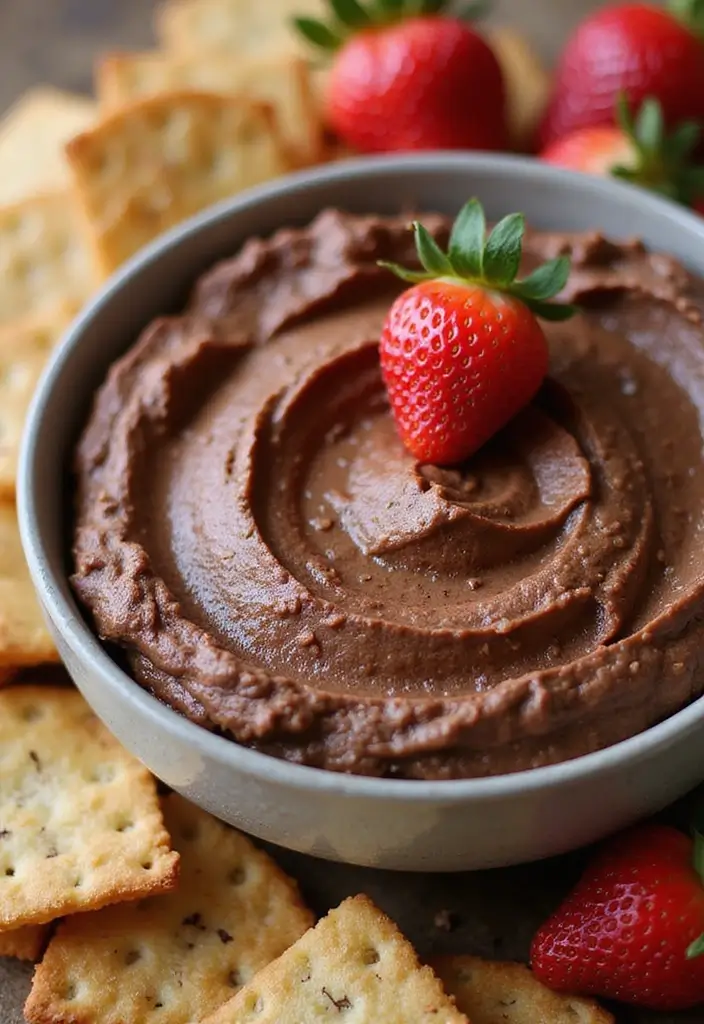 25 Gluten Free Dessert Dip Recipes Perfect for Parties - 1. Creamy Chocolate Hummus