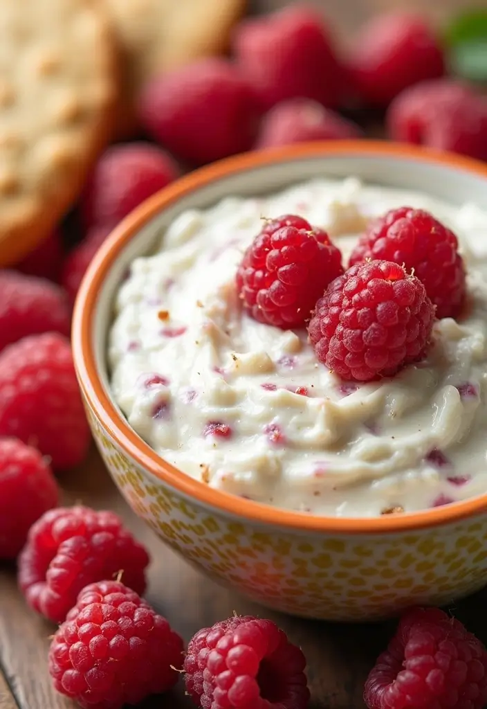 25 Gluten Free Dessert Dip Recipes Perfect for Parties - 11. Raspberry Coconut Dip