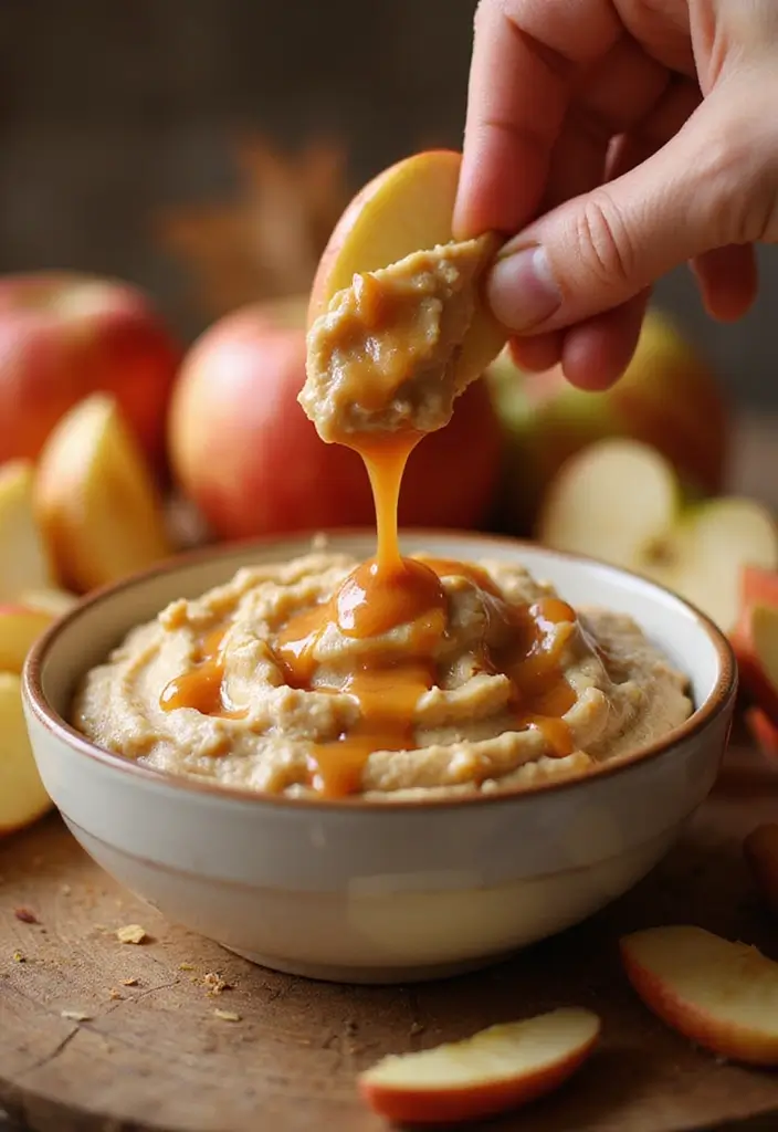 25 Gluten Free Dessert Dip Recipes Perfect for Parties - 13. Caramel Apple Dip