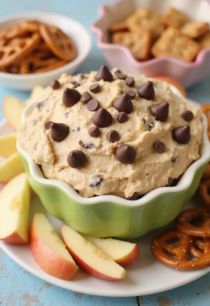 25 Gluten Free Dessert Dip Recipes Perfect for Parties - 21. Chocolate Chip Cookie Dough Dip