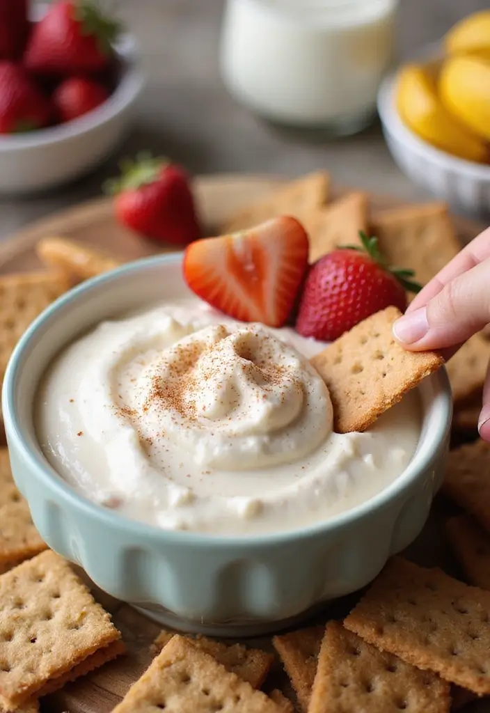 25 Gluten Free Dessert Dip Recipes Perfect for Parties - 25. Maple Cinnamon Yogurt Dip