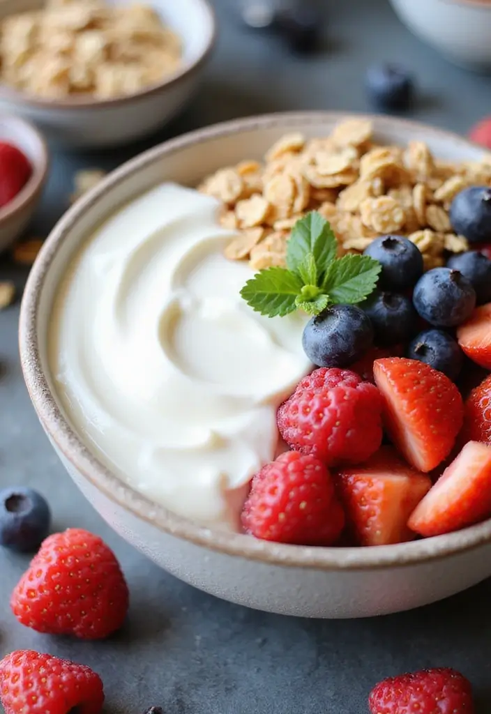 25 Gluten Free Dessert Dip Recipes Perfect for Parties - 5. Vanilla Bean Greek Yogurt Dip