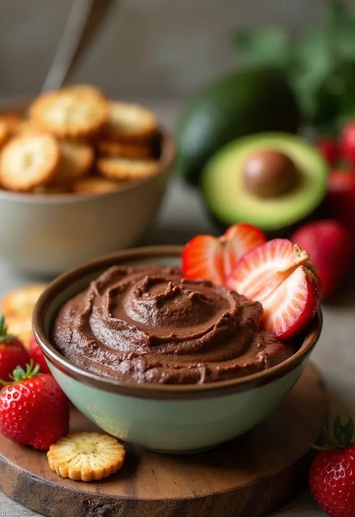 25 Gluten Free Dessert Dip Recipes Perfect for Parties - 6. Chocolate Avocado Dip