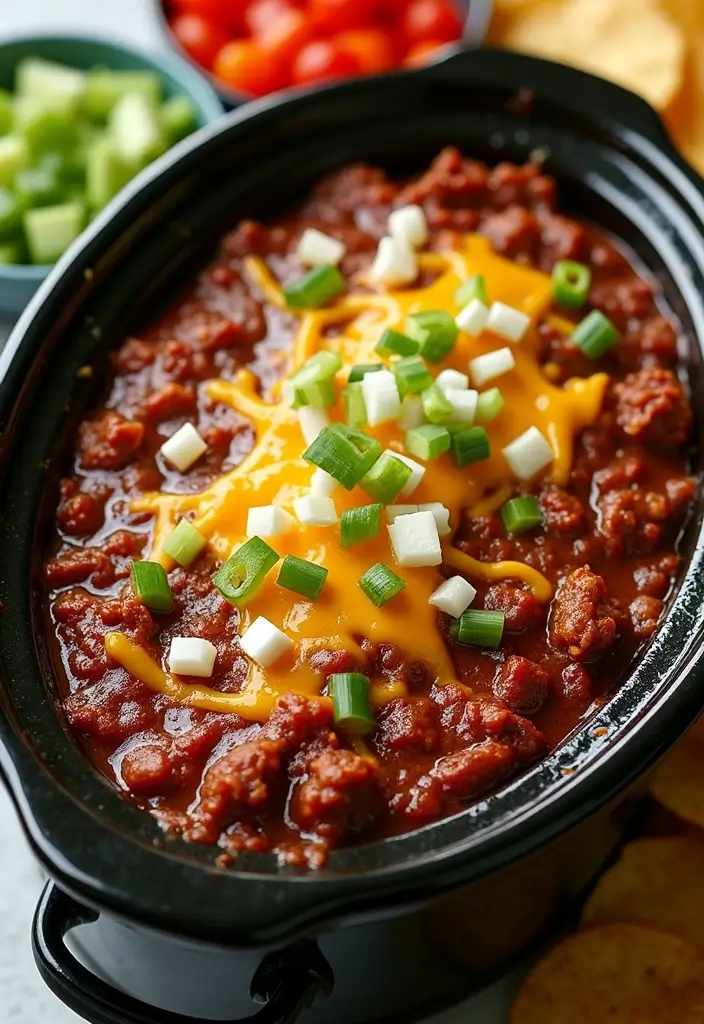 25 Ground Beef Crock Pot Dip Recipes That Satisfy a Crowd - 9. BBQ Beef Dip