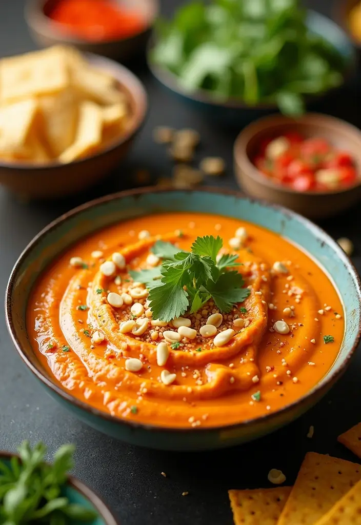 25 Healthy Buffalo Chicken Dip Recipes That Everyone Loves - 15. Thai Buffalo Chicken Dip
